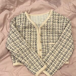 Cropped Tweed Jacket